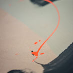 John Higgins at work in his studio 2018